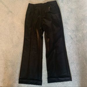 Gucci Black Shiny Trousers